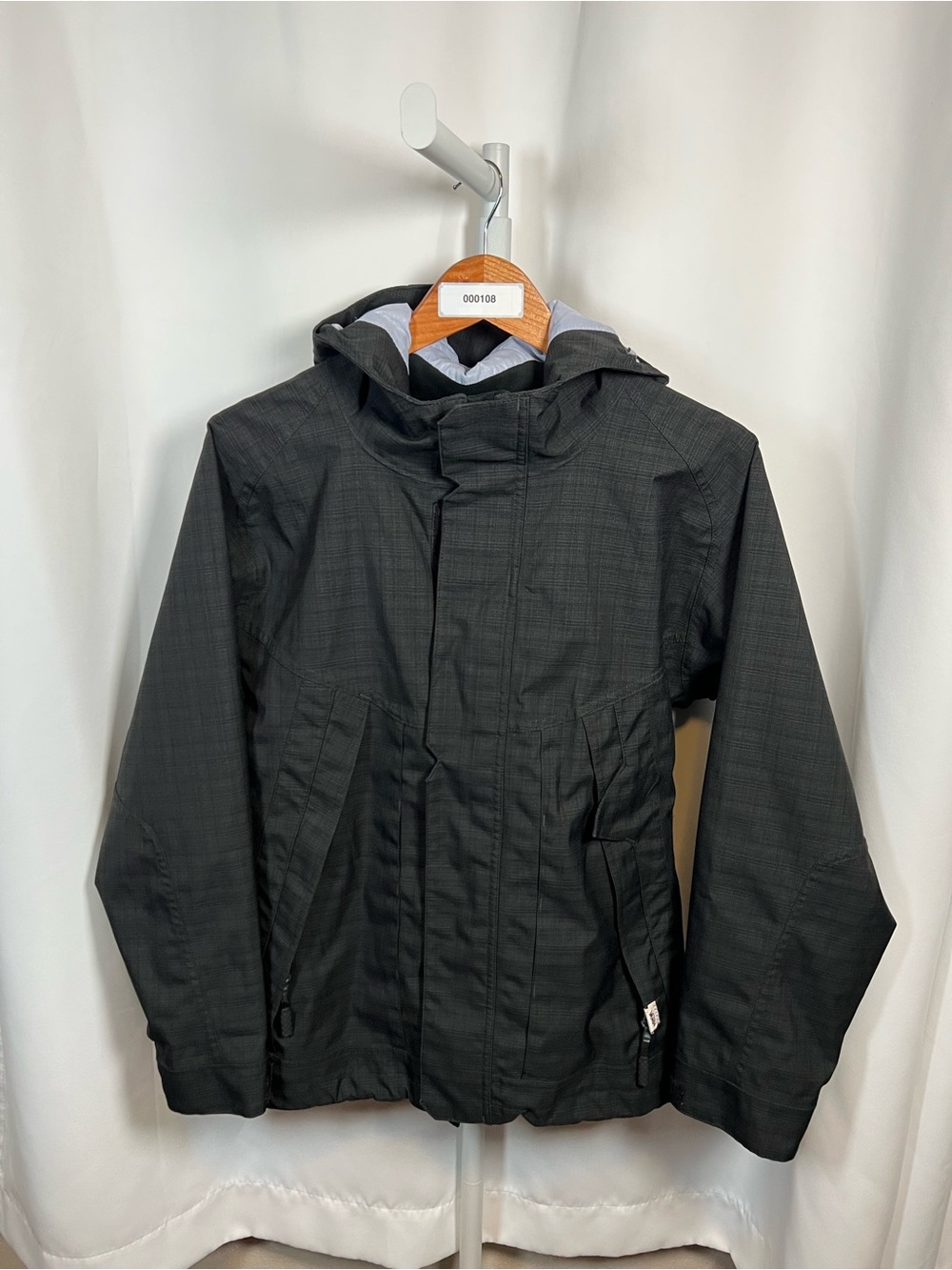 Vans Women’s Small Gray Hooded Snowboard Ski Jacket Insulated Winter Coat